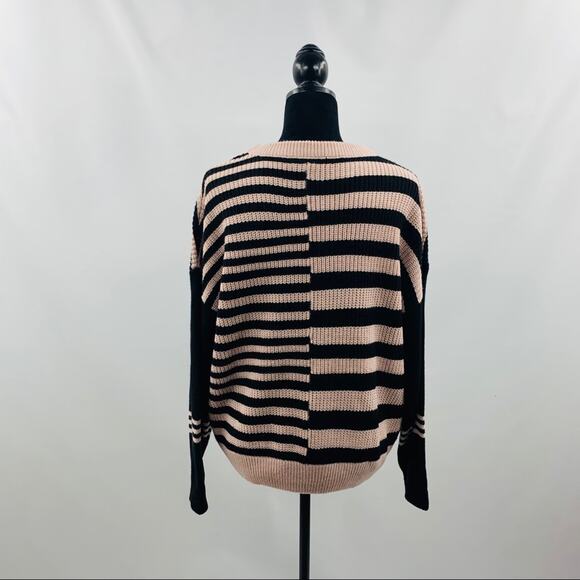 Catherine Malandrino Striped Colorblock Sweater - Picture 7 of 10